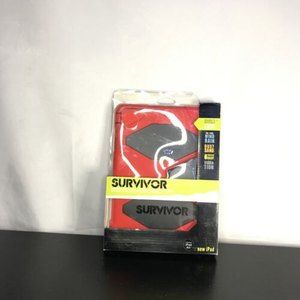 Heavy Duty Griffin Survivor All-Terrain Case with Stand iPad Air Red/Black